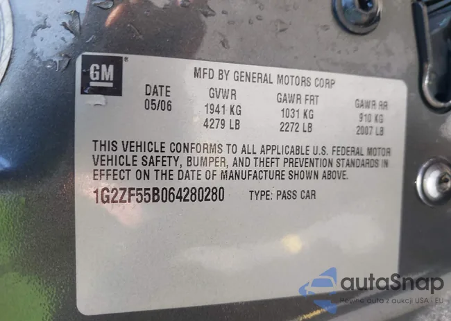 1G2ZF55B064280280: 42467703