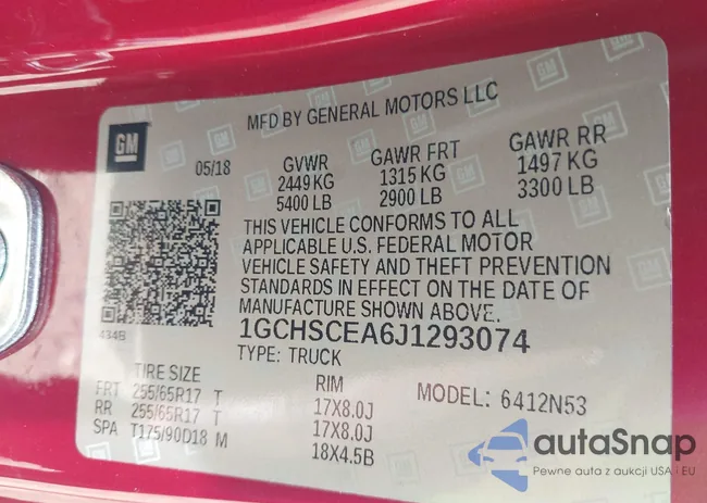 1GCHSCEA6J1293074: 42468753