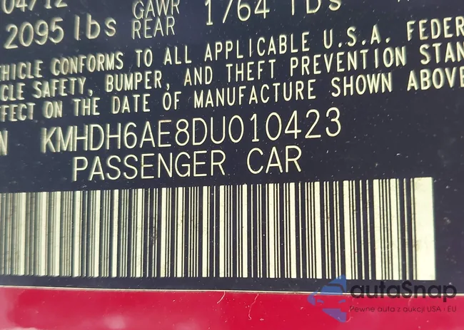 KMHDH6AE8DU010423: 42468825