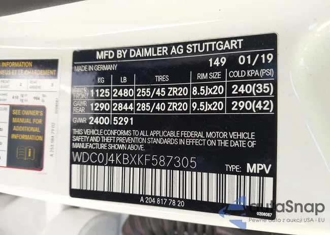 WDC0J4KBXKF587305: 42468864