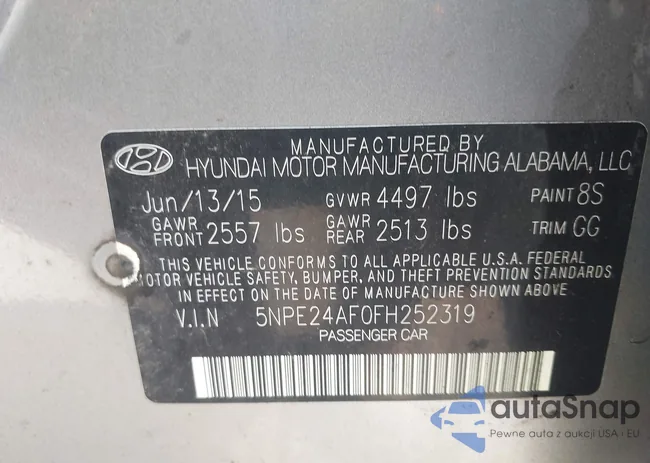 5NPE24AF0FH252319: 42468895