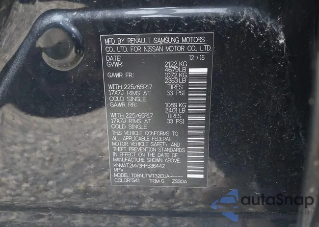 KNMAT2MV3HP536442: 42468925