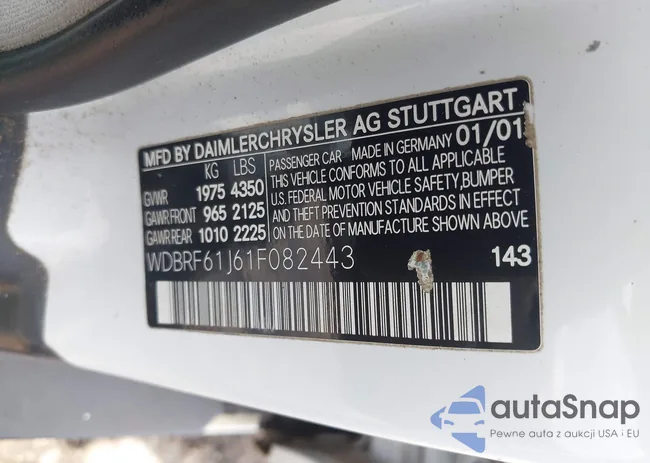 WDBRF61J61F082443: 42469263