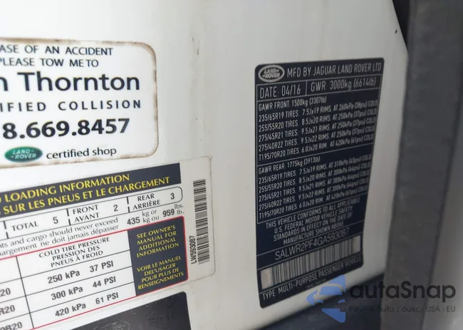 SALWR2PF4GA593087: 42468583