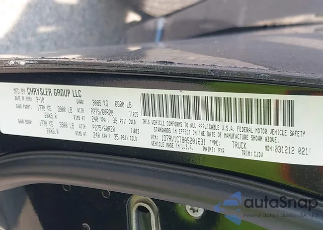 1D7RV1CT8AS201631: 42469889