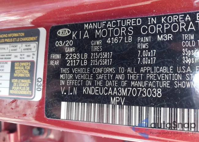 KNDEUCAA3M7073038: 42469906