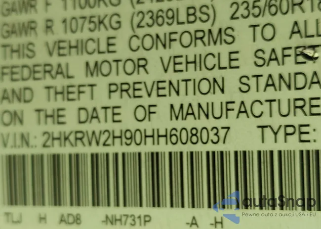 2HKRW2H90HH608037: 42469940