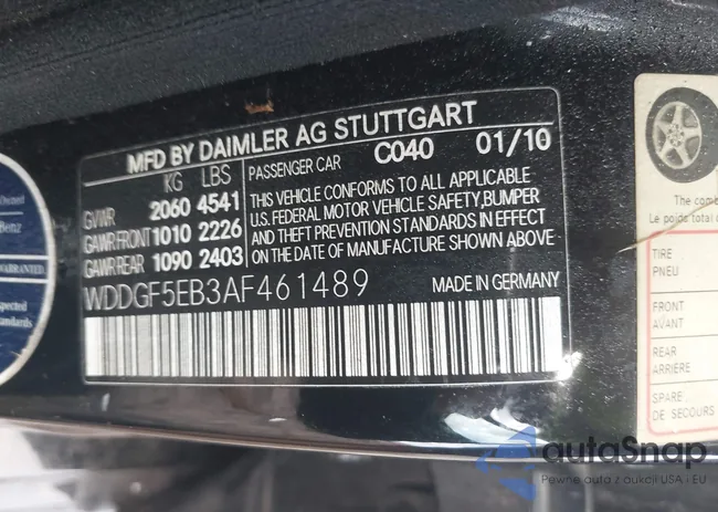 WDDGF5EB3AF461489: 42470041