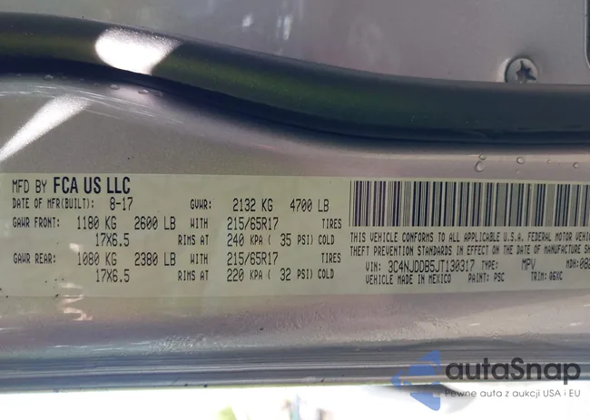 3C4NJDDB5JT130317: 42470070