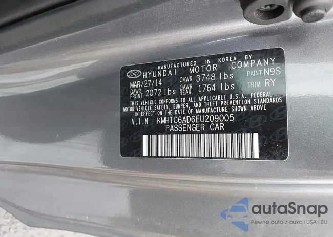 KMHTC6AD6EU209005: 42470155