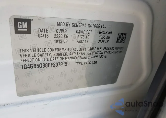 1G4GB5G38FF297915: 42469446