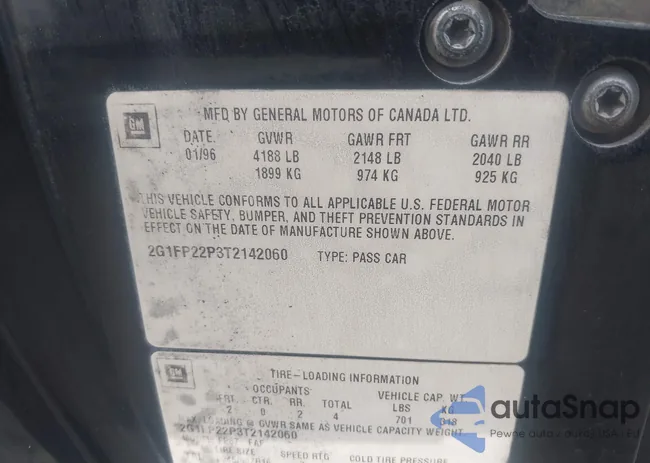 2G1FP22P3T2142060: 42470826