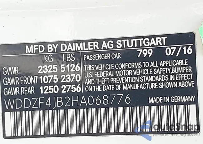 WDDZF4JB2HA068776: 42470902