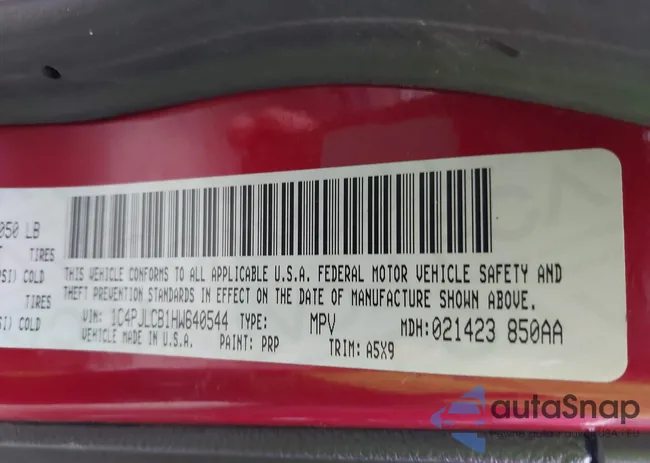 1C4PJLCB1HW640544: 42470961