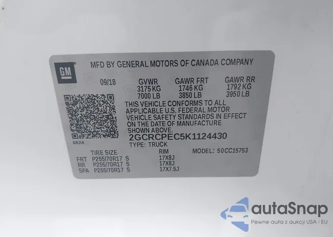 2GCRCPEC5K1124430: 42471148