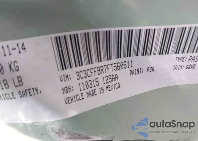 3C3CFFBR7FT560611: 42471214