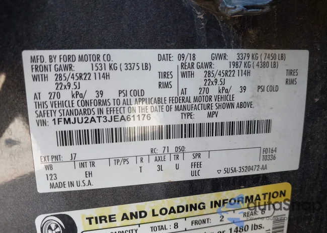 1FMJU2AT3JEA61176: 42472067