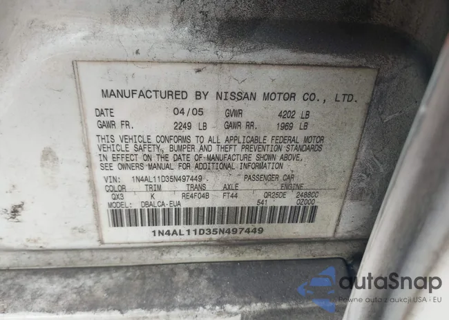 1N4AL11D35N497449: 42472281