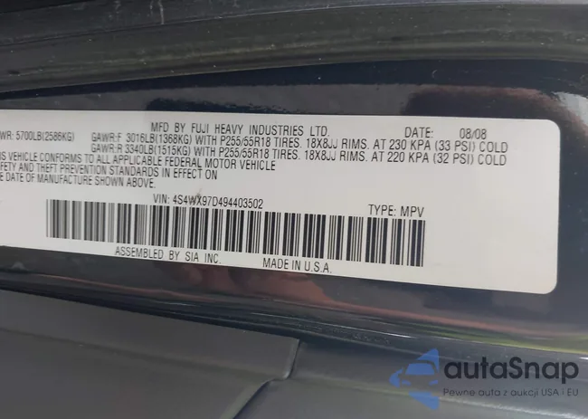 4S4WX97D494403502: 42471401