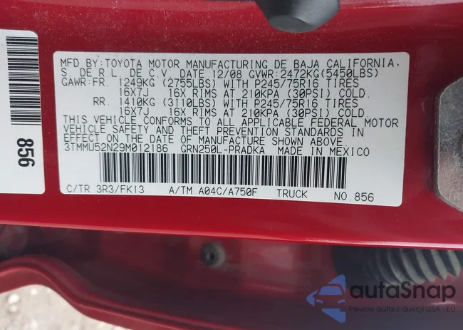 3TMMU52N29M012186: 42471443