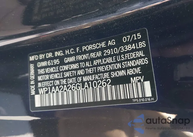 WP1AA2A26GLA10262: 42471502