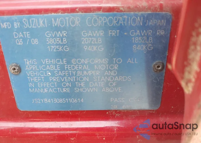 JS2YB413085110614: 42471538