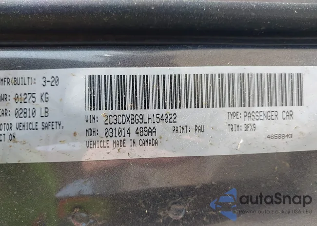 2C3CDXBG9LH154022: 42472876