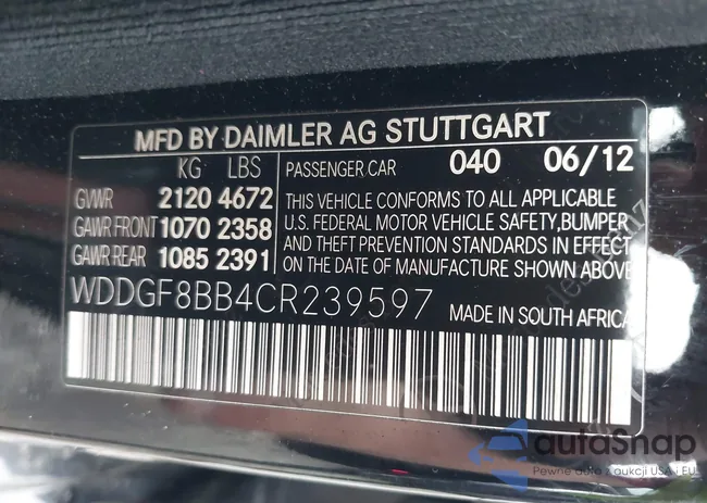 WDDGF8BB4CR239597: 42472907