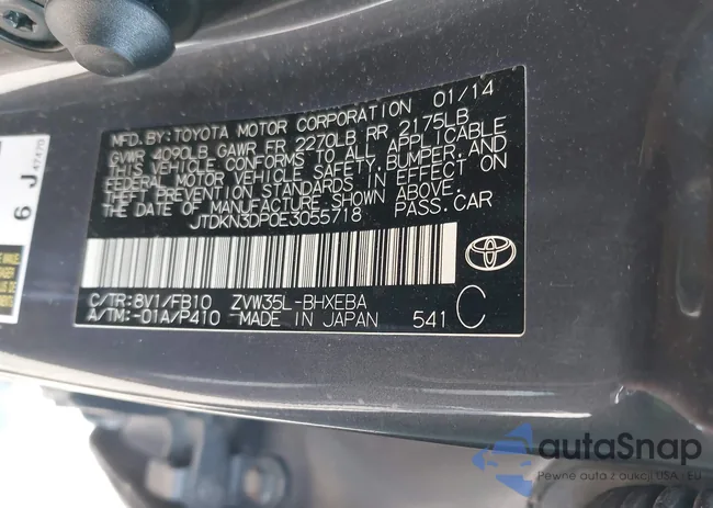 JTDKN3DP0E3055718: 42472953