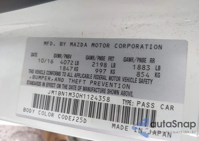 JM1BN1M30H1124358: 42473007