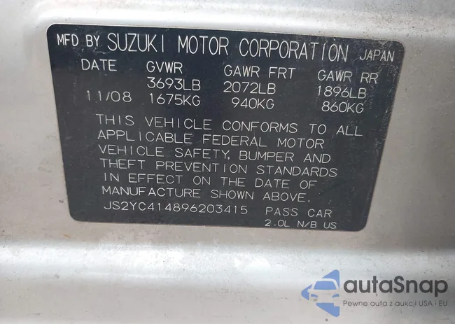 JS2YC414896203415: 42473171