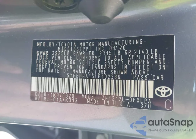 5YFEPRAE5LP102386: 42473184