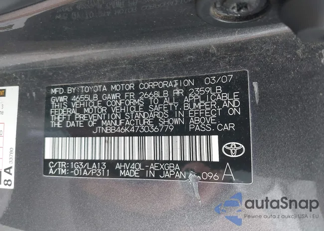 JTNBB46K473036779: 42472641