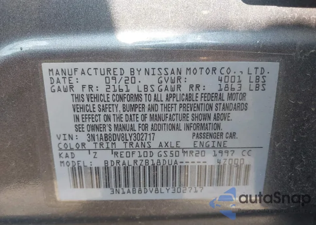 3N1AB8DV8LY302717: 42473745