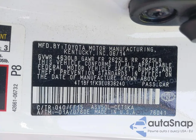 4T1BF1FK9EU838240: 42473836