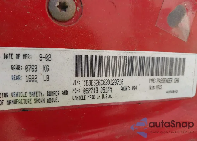 1B3ES26C03D129810: 42473939