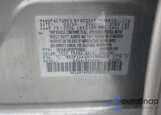 3N1AB7AP0EY230043: 42474219