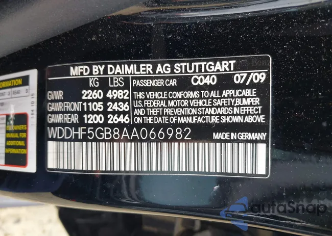 WDDHF5GB8AA066982: 42474256