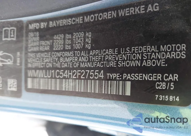 WMWLU1C54H2F27554: 42473460