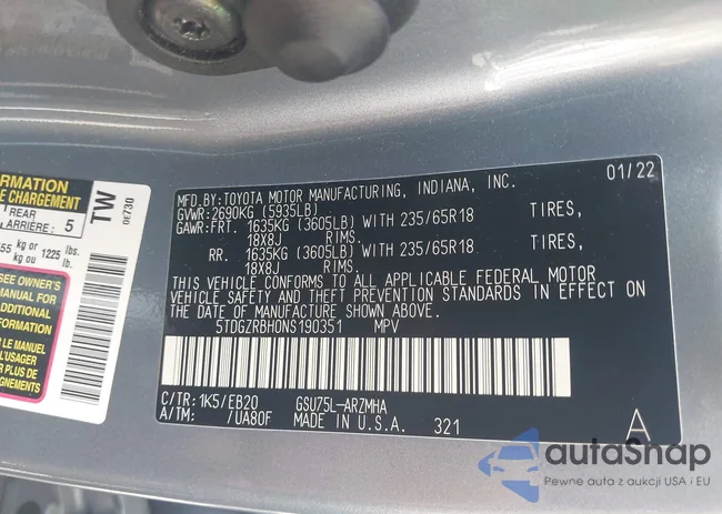 5TDGZRBH0NS190351: 42473642