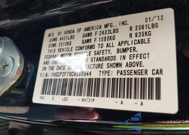 1HGCP2F79CA069844: 42475077