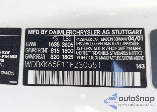 WDBKK65F11F230551: 42475213