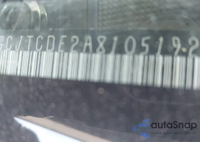 1GCJTCDE2A8105192: 42475261