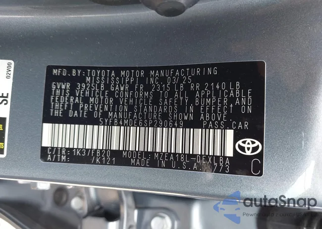 5YFB4MDE6SP290649: 42474364