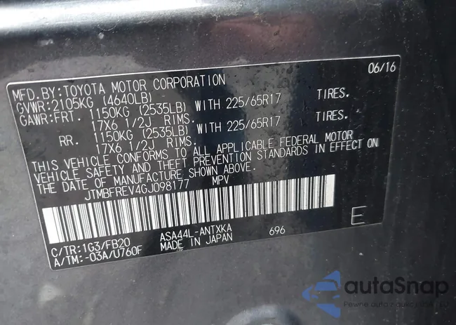 JTMBFREV4GJ098177: 42474473