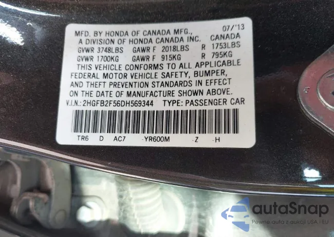 2HGFB2F56DH569344: 42475741