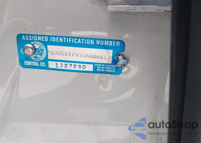 1HGCV1F49MA006119: 42475783