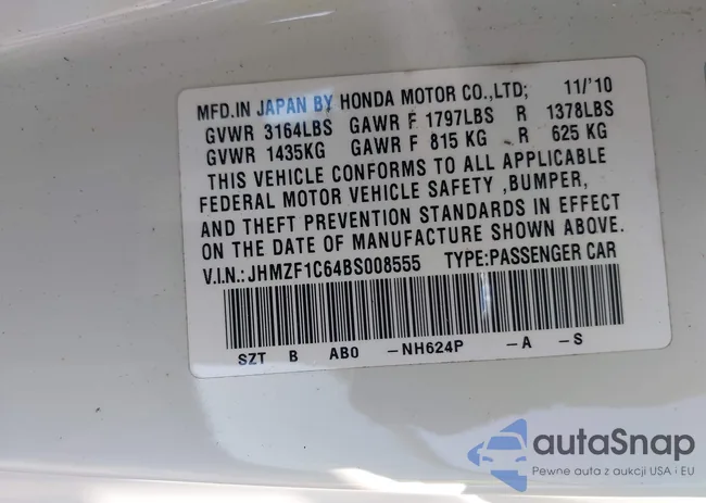 JHMZF1C64BS008555: 42475966