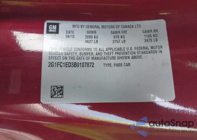 2G1FC1ED3B9107872: 42475980