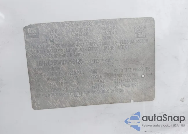 1GNLC2E04BR293125: 42476037